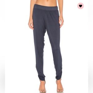 REVOLVE Michael Lauren shirred pant gray/ashnight size small/fits medium